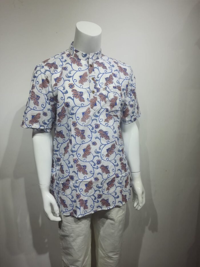 Floral Vines and Motifs Short Kurta - Image 8