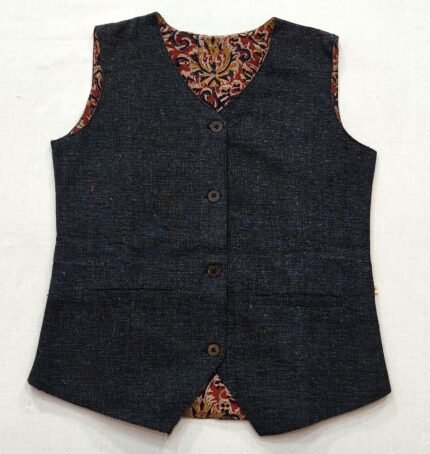 Women’s Khadi Coat – Handcrafted Ethnic Outerwear
