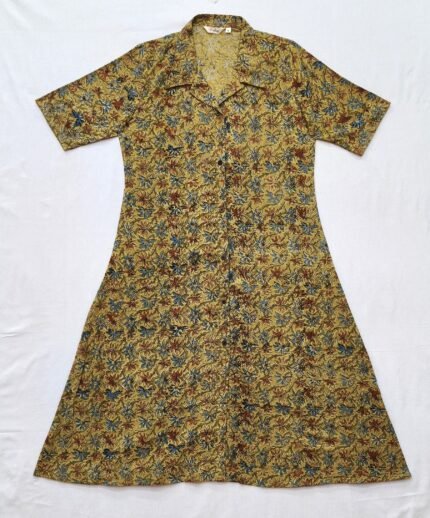 Women’s Ethnic Kalamkari Kurti – Half Sleeves, Comfortable Daily Wear